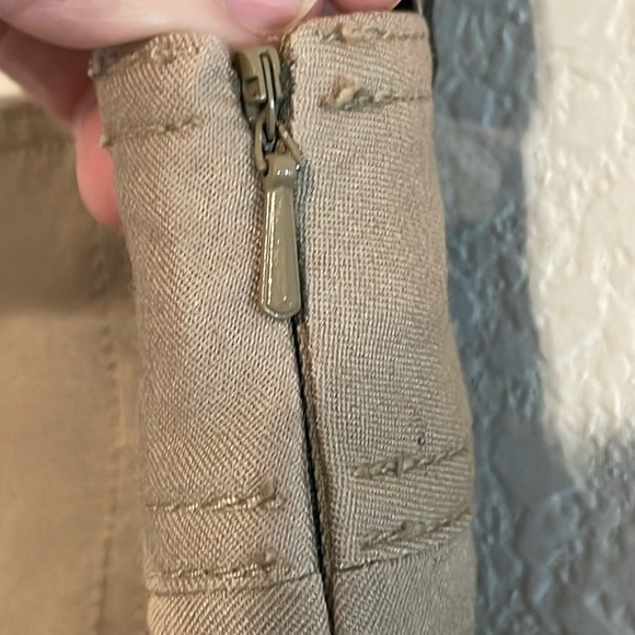 NIC & ZOE Women’s Dress Pants Size 10 Tan High Rise Business Causal Preppy - Picture 8 of 17